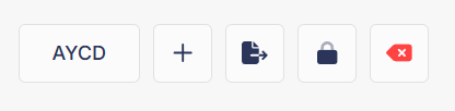 The IMAP toolbar buttons